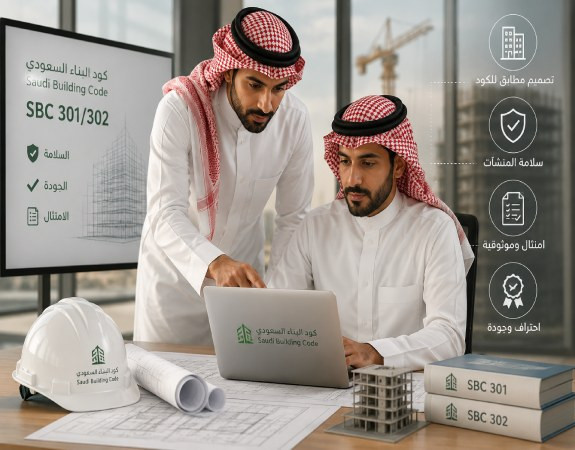 الاحتراف في تطبيقات كود البناء السعودي (SBC 301/302)