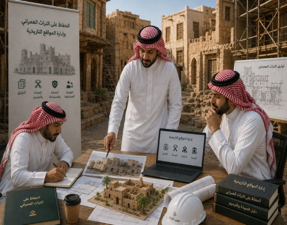 الحفاظ على التراث العمراني وإدارة المواقع التاريخية