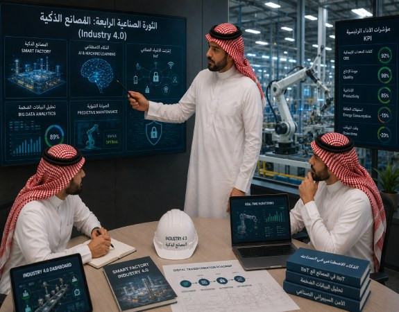 الثورة الصناعية الرابعة: المصانع الذكية (Industry 4.0)